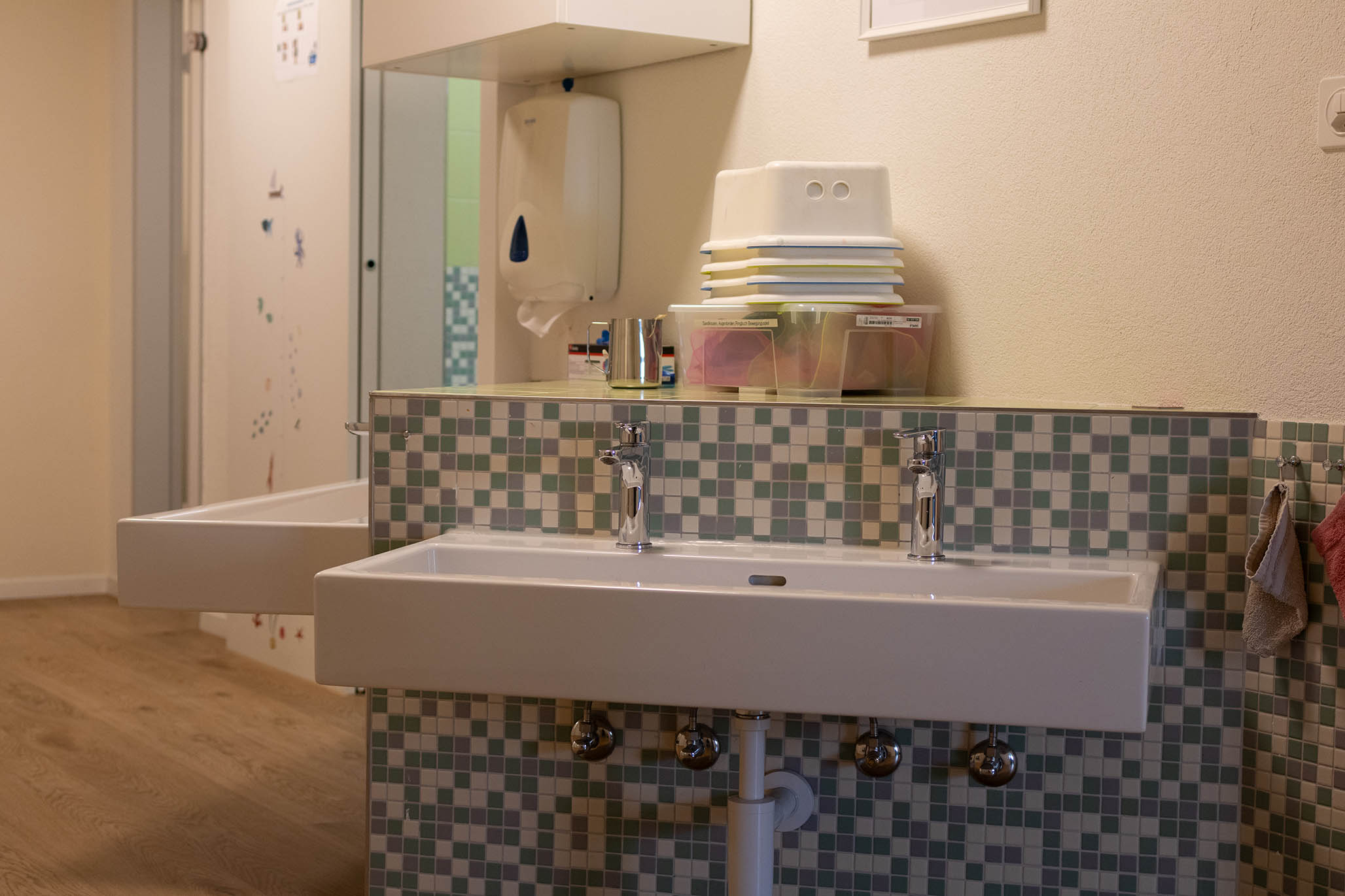 Sanitäre Anlagen in der Kindergruppe Seltisberg