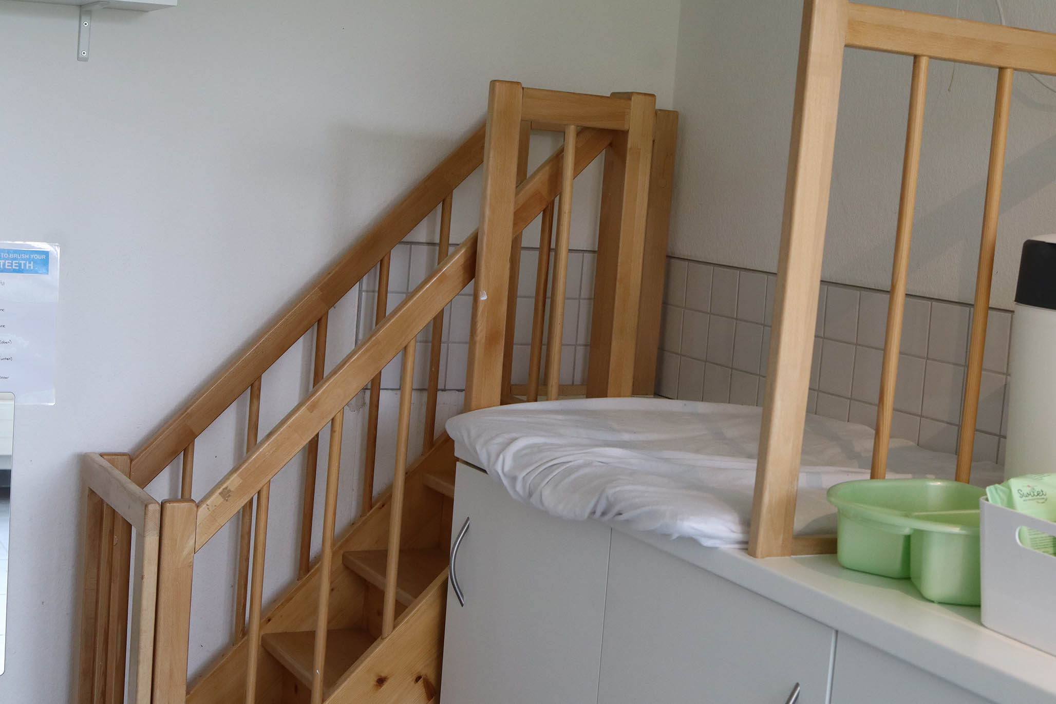 Mutter-Kind-Haus Wickeltisch