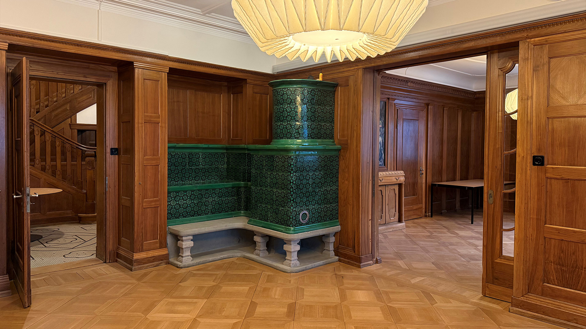 Wohnzimmer in der Aufberg Wohneinrichtung für Frauen in Basel